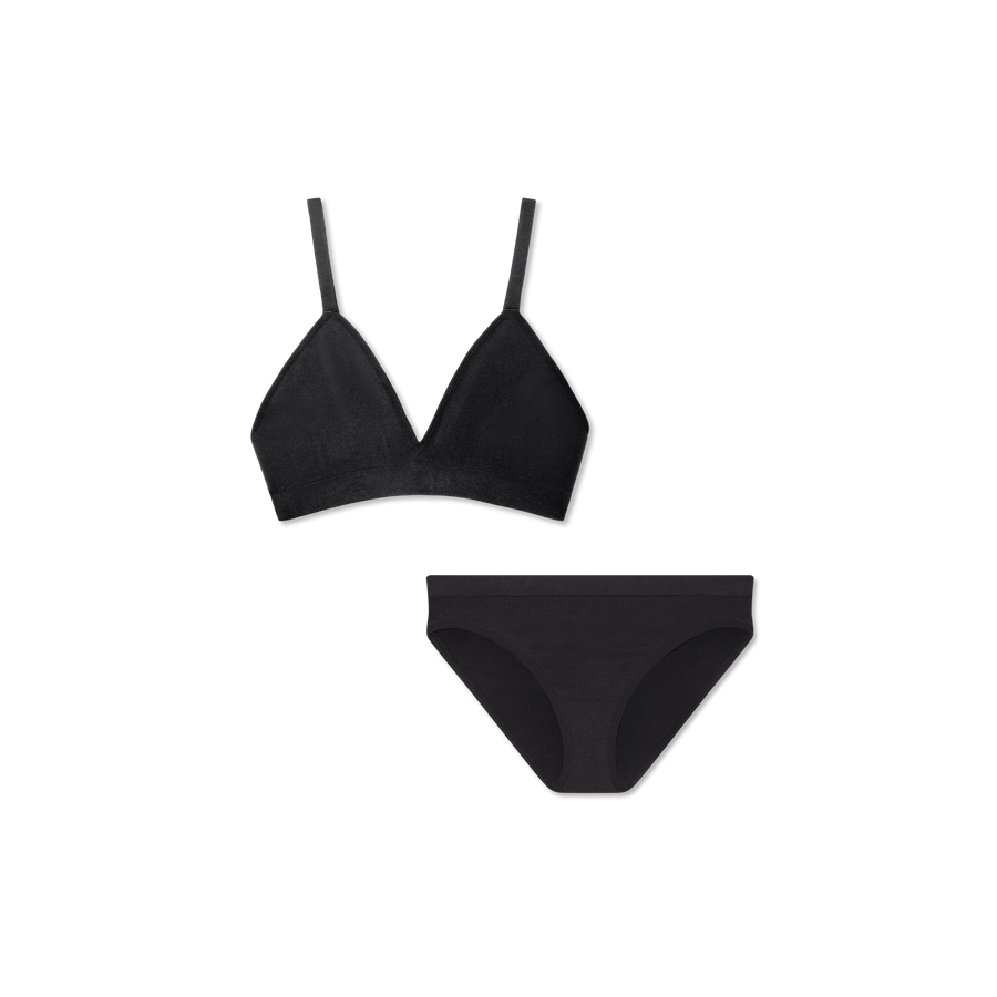Women's Seamless Triangle Bralette + Bikini Pack - Set Ready