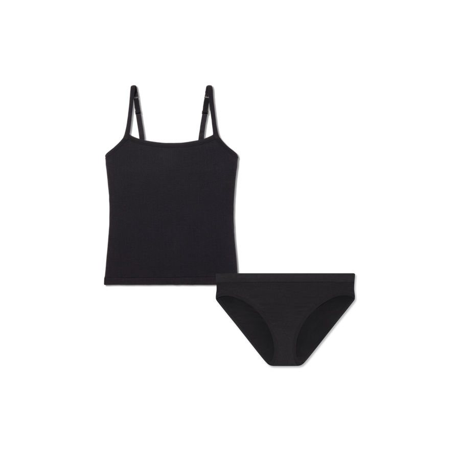 Women's Built-In Bra Seamless Cami + Bikini Pack - Fresh Weekend Layer