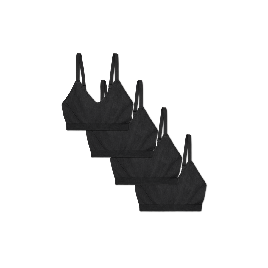Women's Seamless Scoop Bralette 4-Pack - Modern All Day Comfort