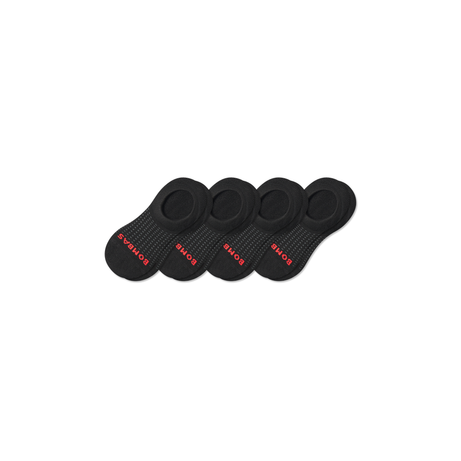 Men's All Sport Cushioned No Show Sock 4-Pack - Smooth Low Cut Wear