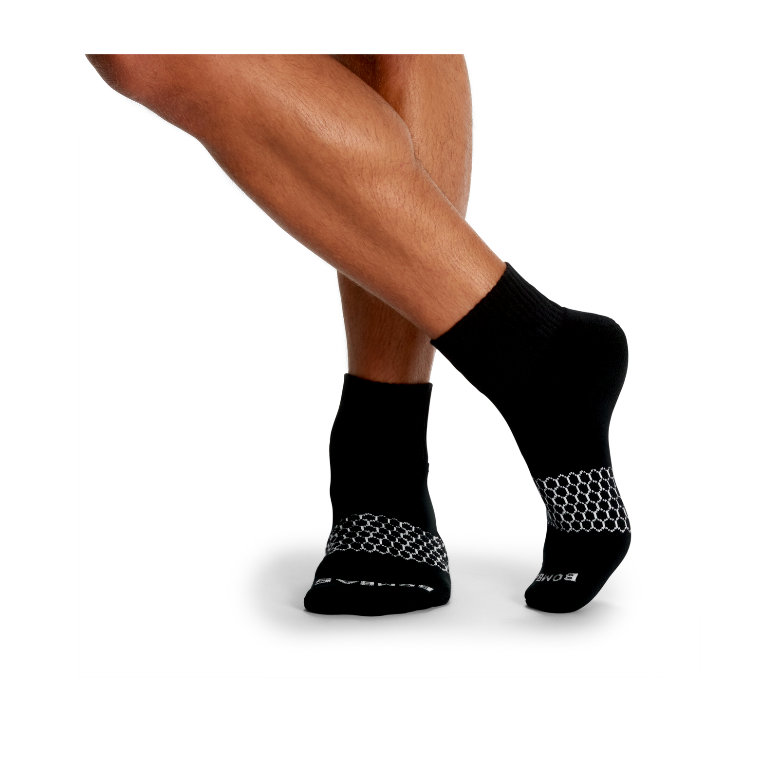 Men's Quarter Socks - black - 3