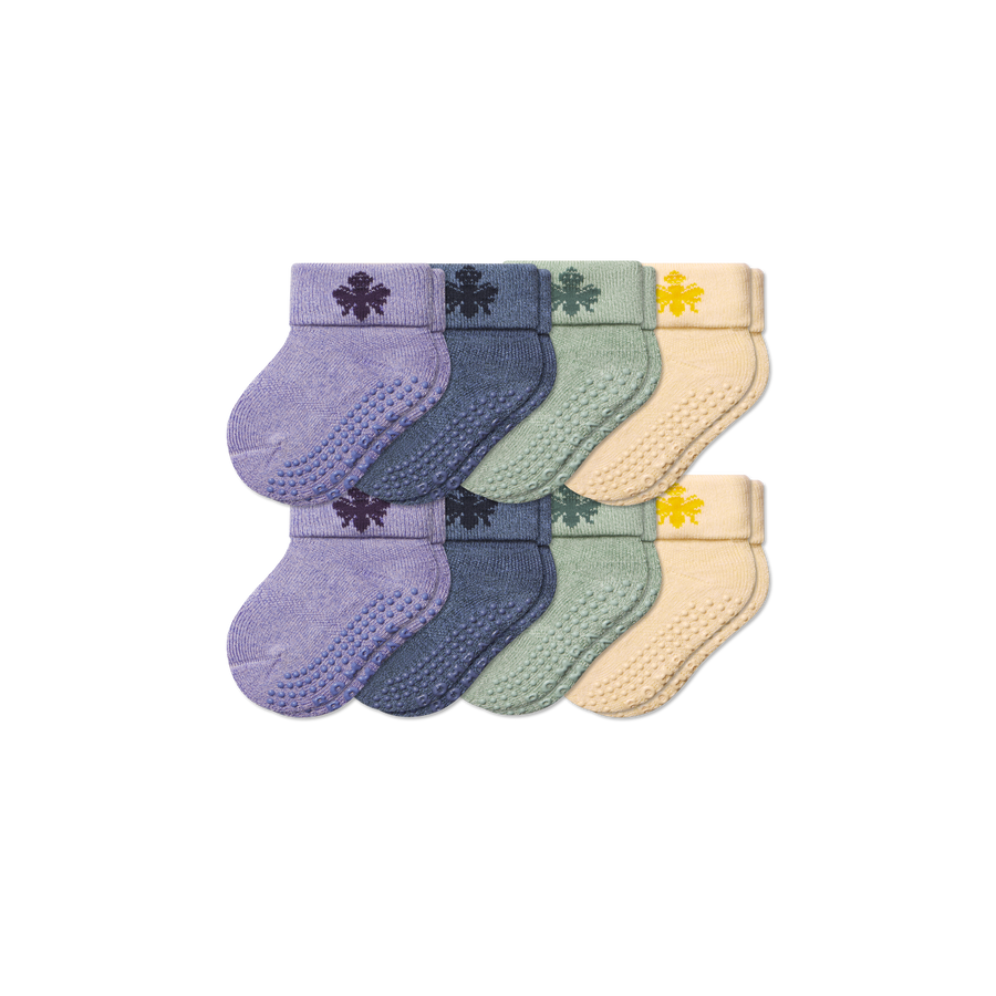 Baby Gripper Sock 8-Pack (6-12 Months) - Hike Ready
