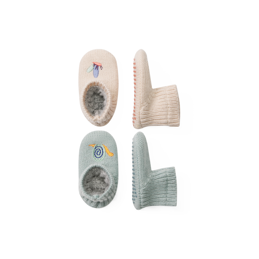 Baby Gripper Slipper 2-Pack - Cozy Everyday Slide