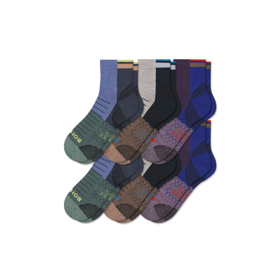 Women's Hiking Quarter Sock 6-Pack - Weekend Crew Support