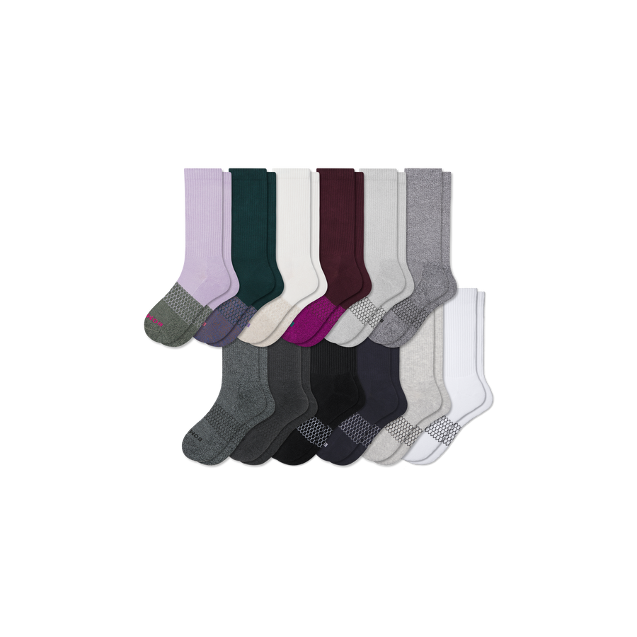 Women's Marl Calf Sock 12-Pack - Weekend No Show Wear