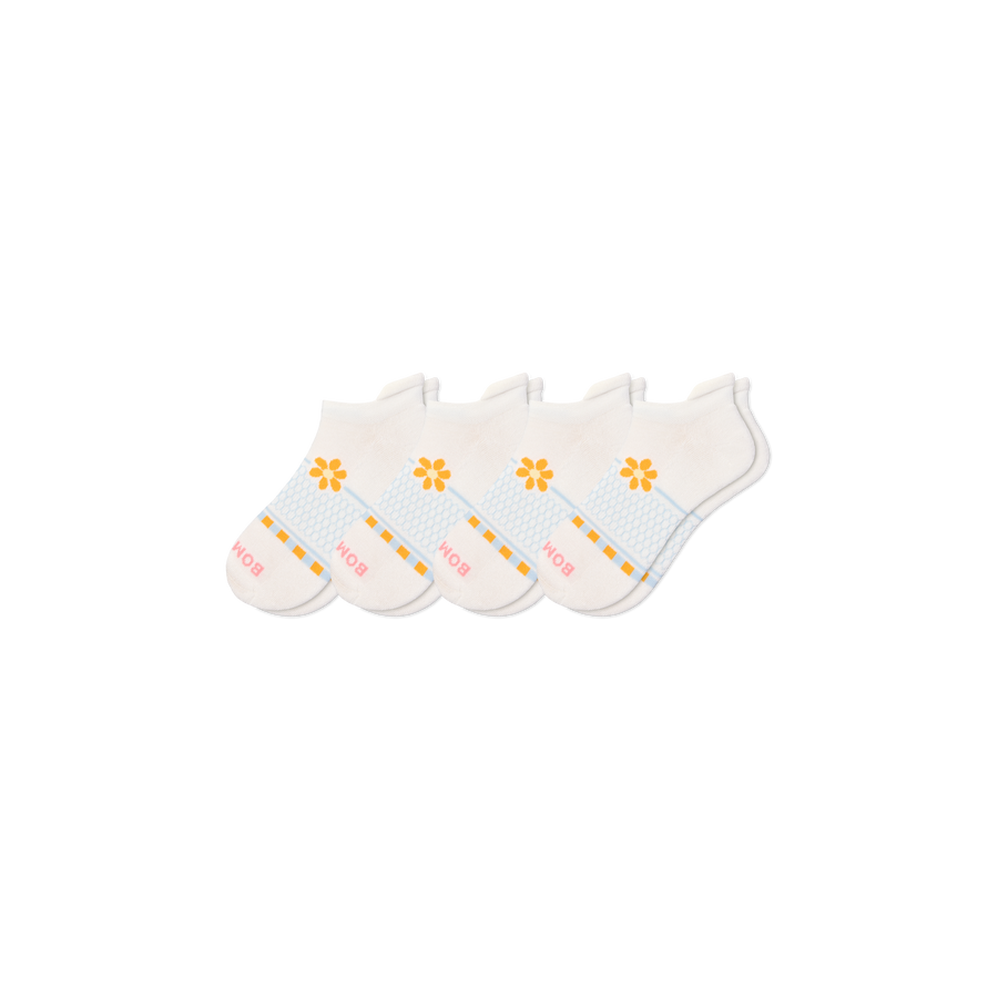 Women's Beach Day Ankle Sock 4-Pack - Comfort Cushion