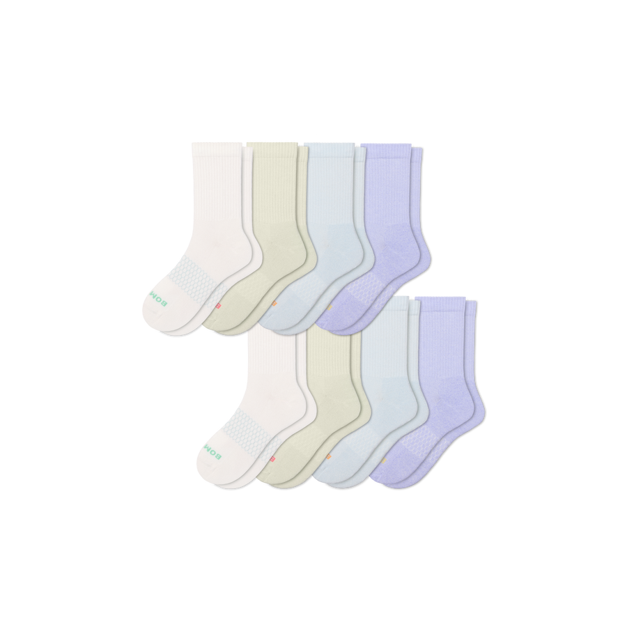 Women's Marl Half Calf Sock 8-Pack - Easy Lounge Step
