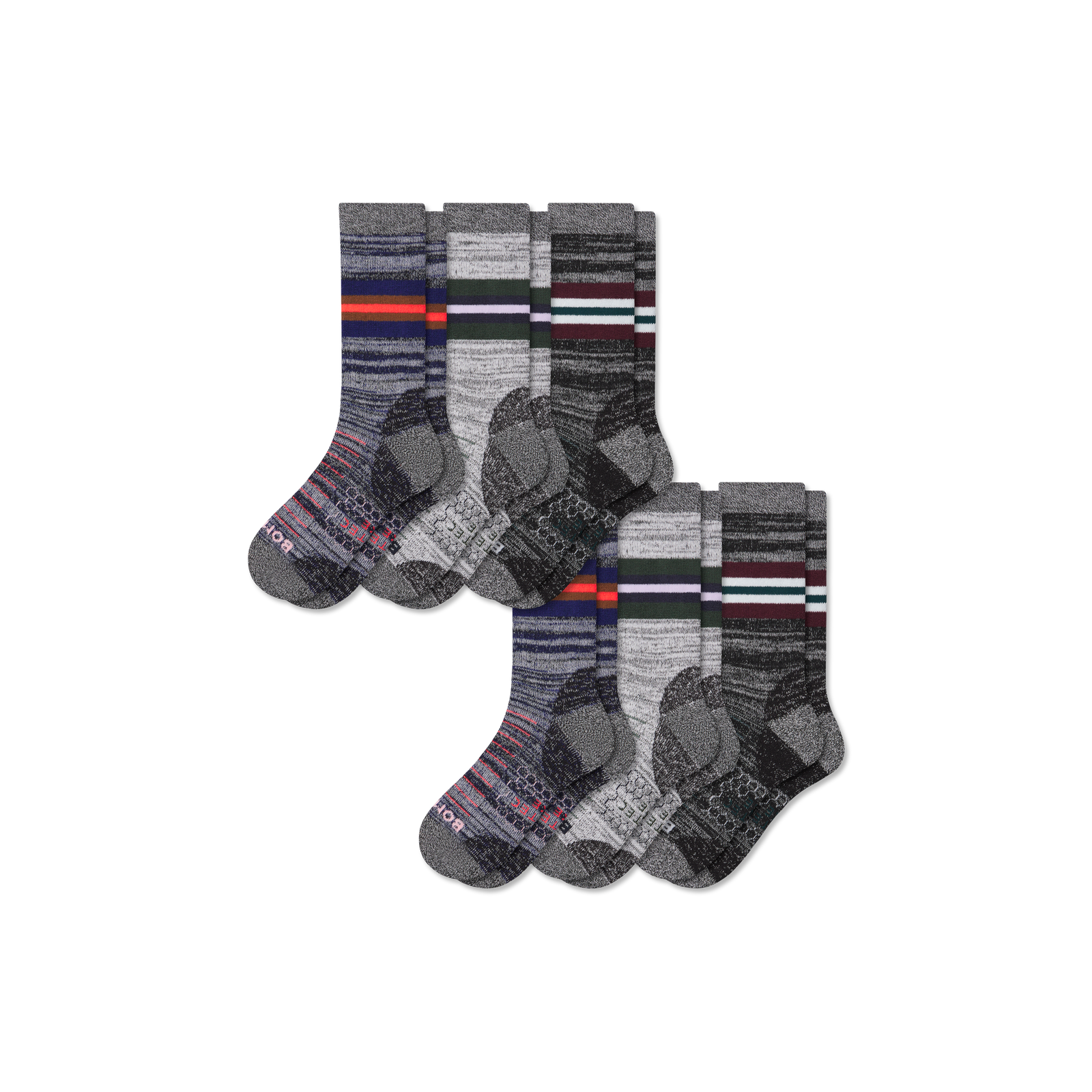 Hiking Calf Sock 6-Pack - Cosmic Mix L