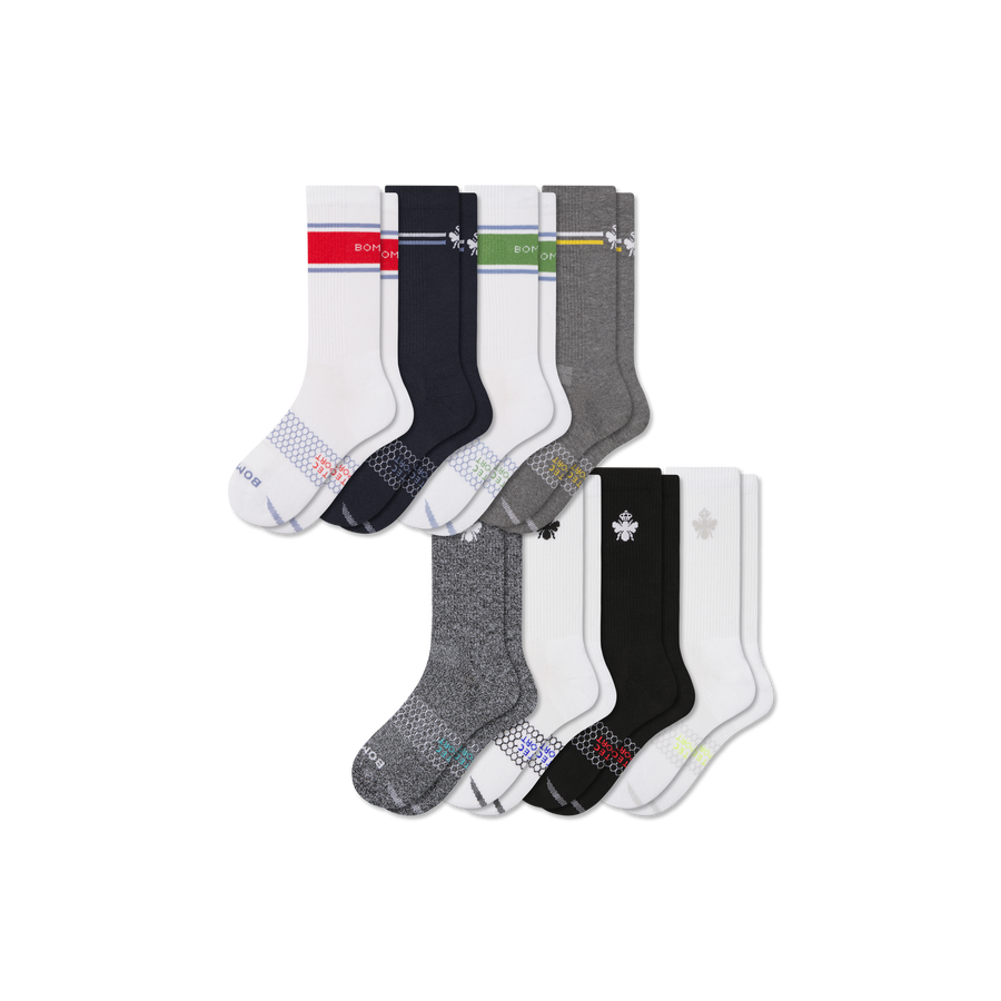 Women's All Sport Calf Sock 8-Pack - Cozy Weekend Move
