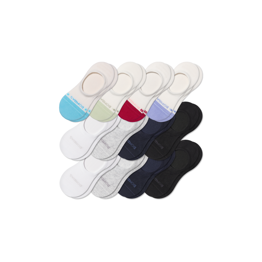 Women's Lightweight No Show Sock 12-Pack - Weekend Court Cushion
