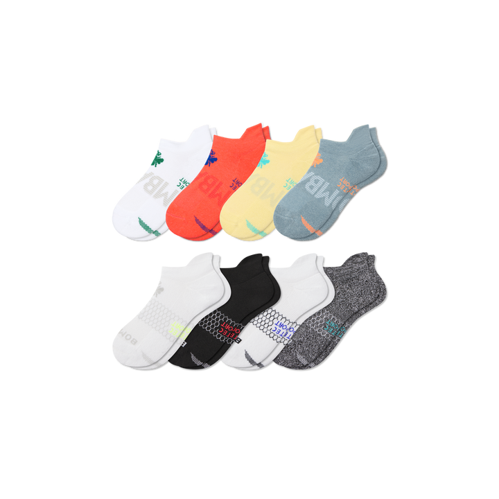 Youth All Sport Ankle Sock 8-Pack - Dawn Core Mix L