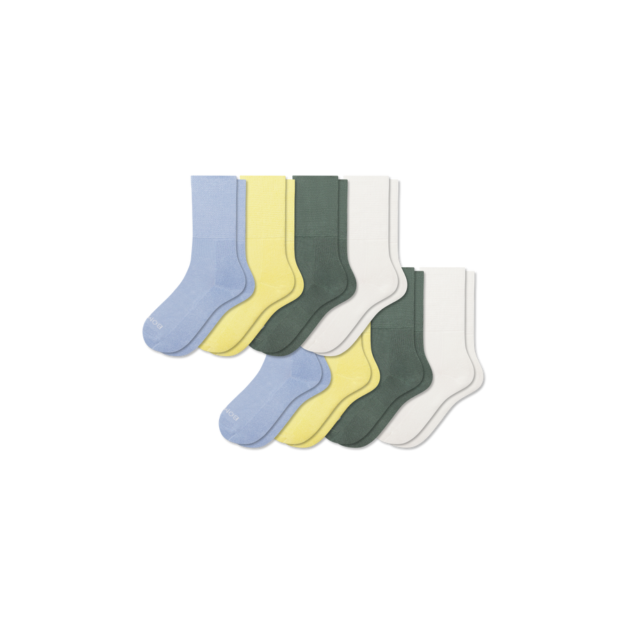 Youth Ultra Stretch Calf Sock 8-Pack - Classic Everyday Comfort