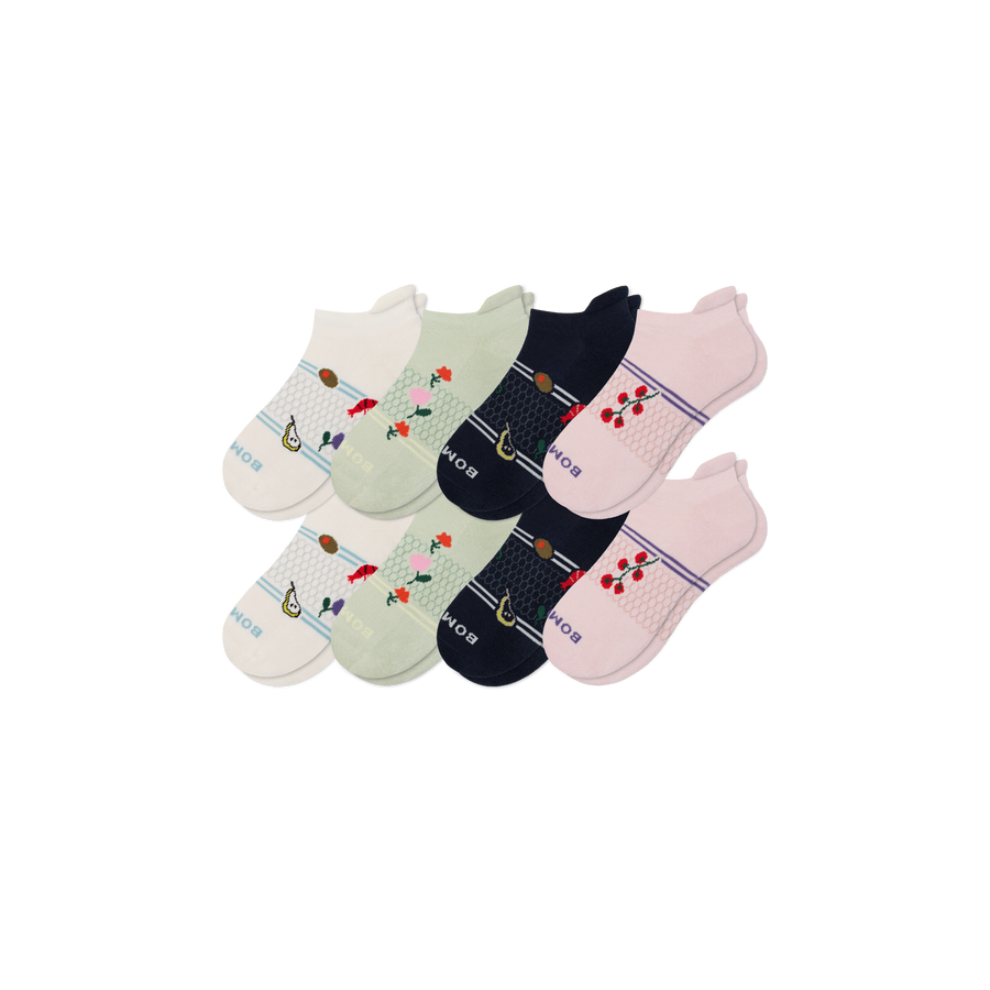 Women's Dinner Party Ankle Sock 8-Pack - Modern Travel Step