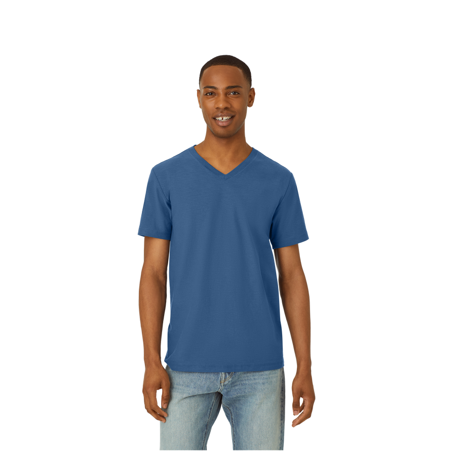 Men's Air Slub V-Neck T-Shirt - Clean Studio Fit