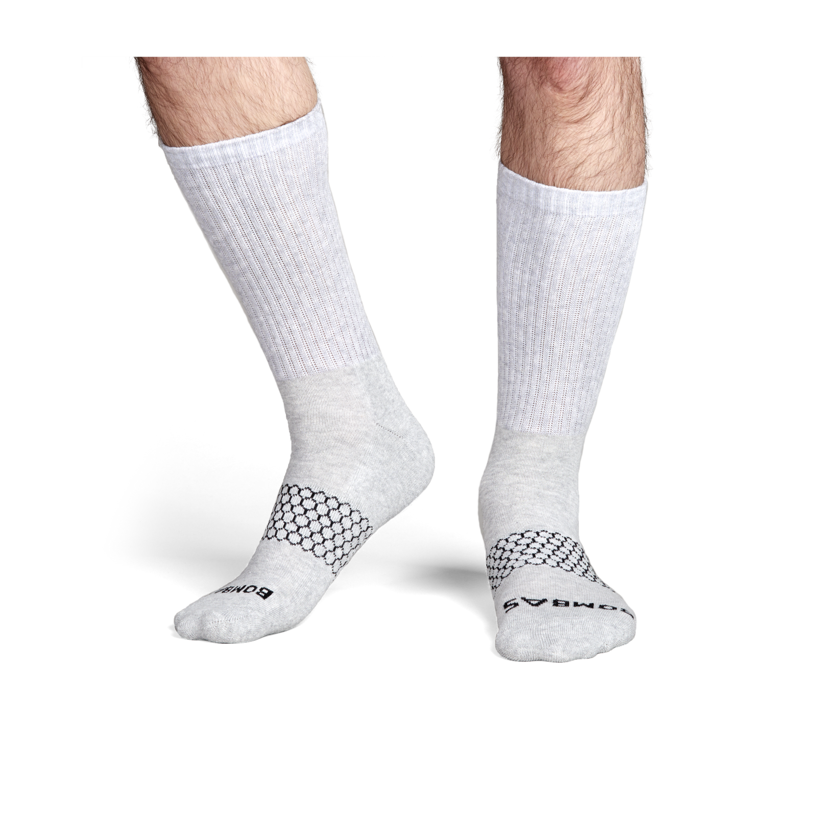 Men's Solids Calf Sock 4-Pack - grey - 15