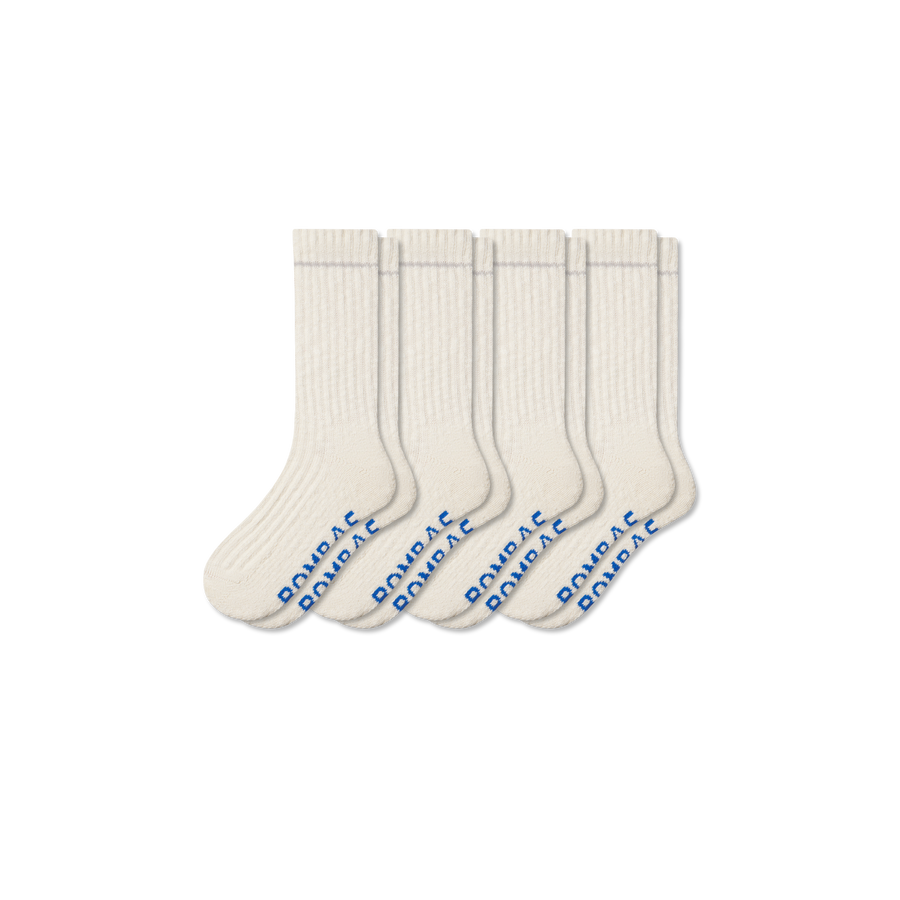 Women's Chunky Ragg Calf Sock 4-Pack - Smooth Weekend Support