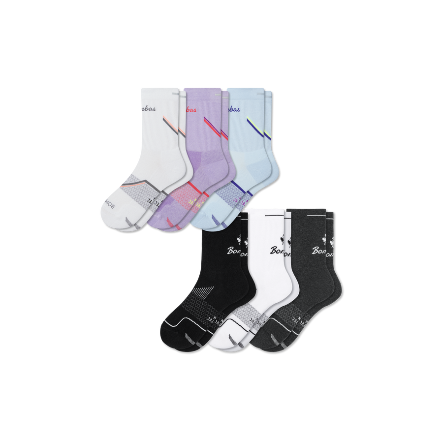 Women's Run Half Calf Sock 6-Pack - Run Ankle Fit