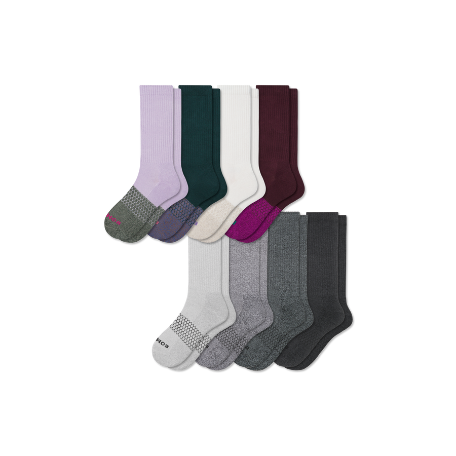 Women's Marl Calf Sock 8-Pack - Smooth Office Fit