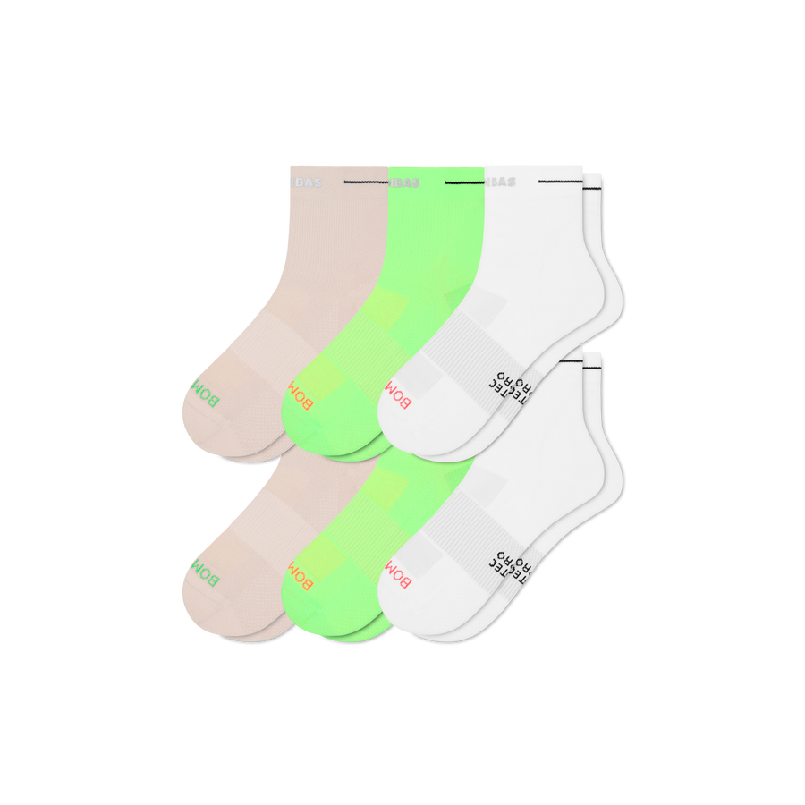 Women's RunPro Quarter Sock 6-Pack - Active Recovery Comfort