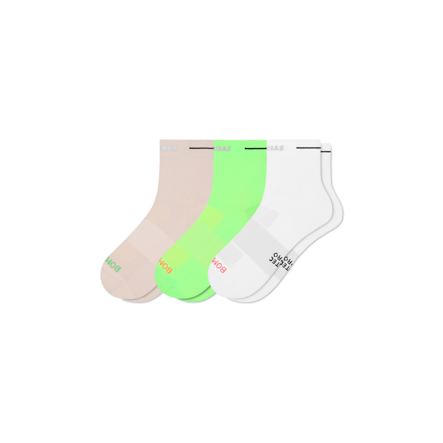 Women's RunPro Quarter Sock 3-Pack - Trail Studio Wear