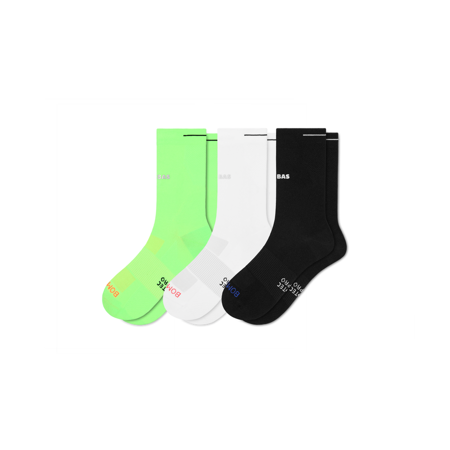 Men's RunPro Half Calf Sock 3-Pack - Steady School Comfort