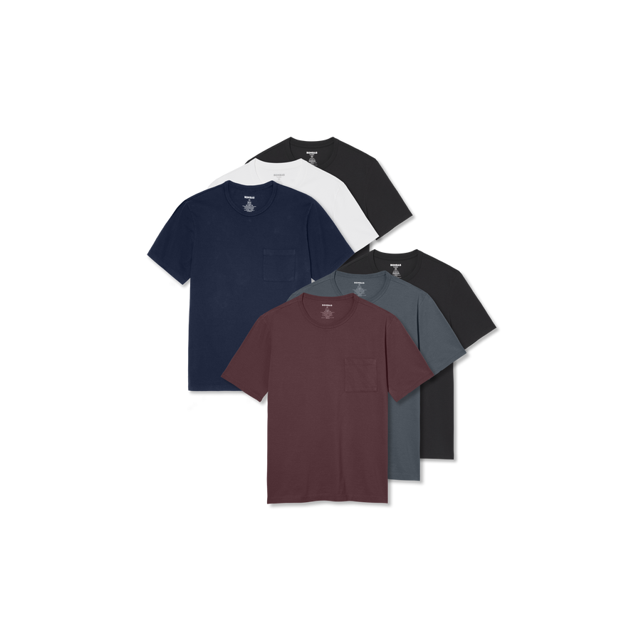 Women's Premium Weight Boyfriend T-Shirt 6-Pack - Clean Cut