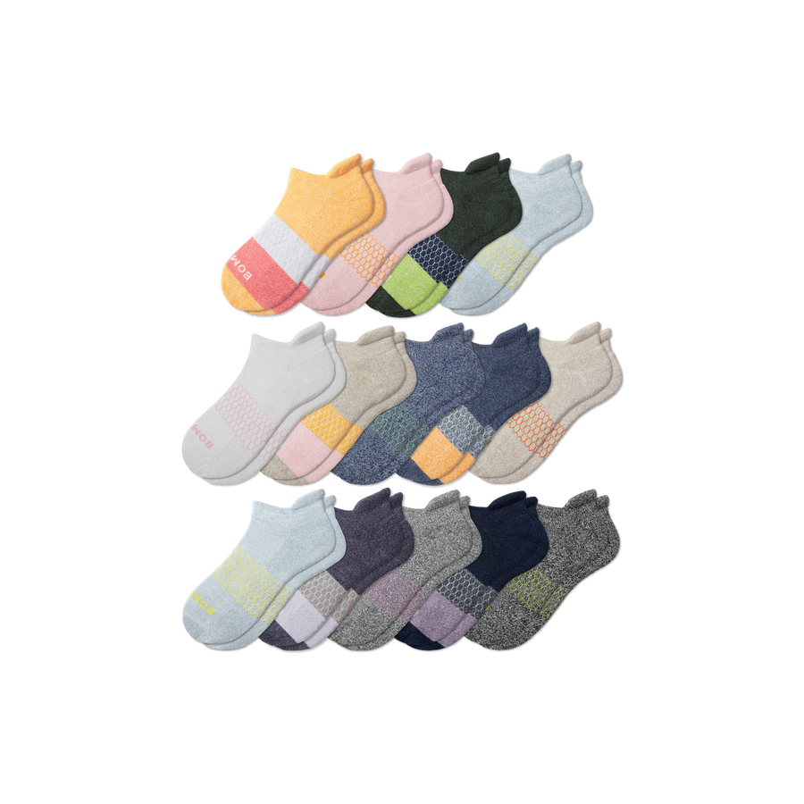Youth Week of Bombas Ankle Sock 14-Pack - Run Home Wear
