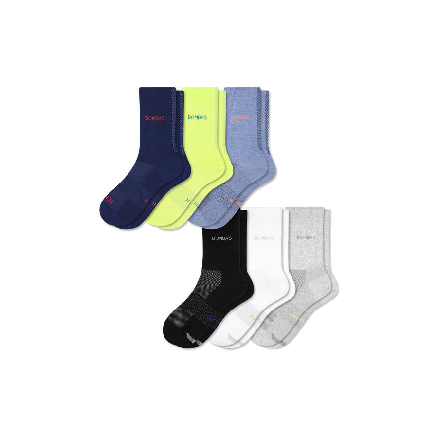 Women's UltraLite Sport Half Calf Sock 6-Pack - Trail Court Support