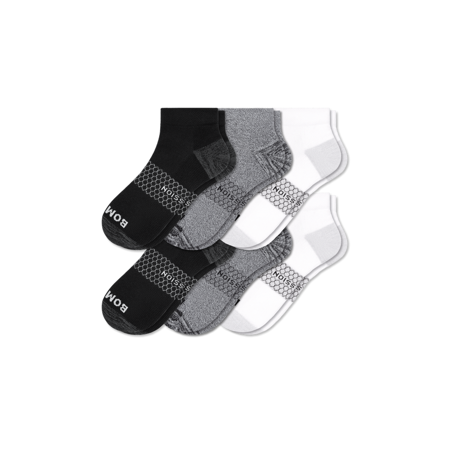 Men's Everyday Compression Ankle Sock 6-Pack - Motion Run Relief