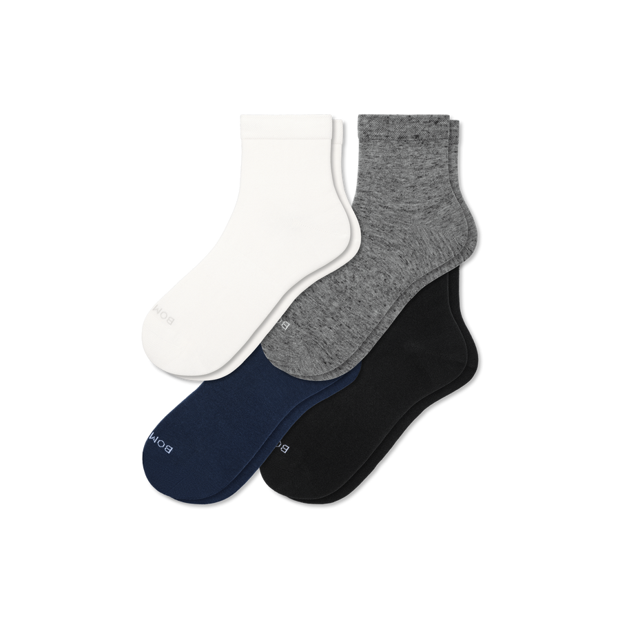 Women's Lightweight Quarter Sock 4-Pack - Everyday Studio Move