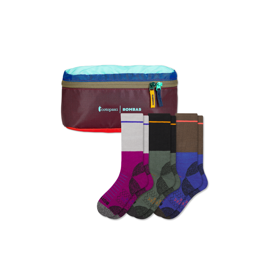 Women's Hiking Calf Sock 3-Pack & Cotopaxi Fanny Pack - Trail Carry