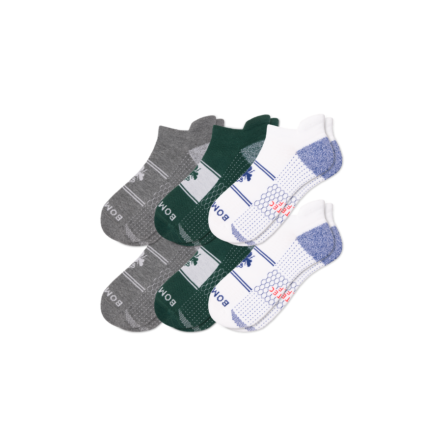 Men's Golf Ankle Sock 6-Pack - Modern Office Comfort