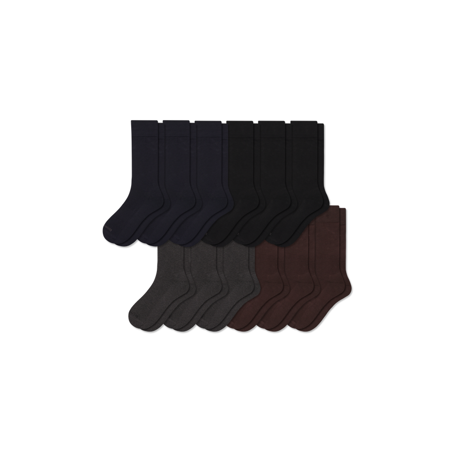 Men's Dress Calf Sock 12-Pack - Trail Crew Support