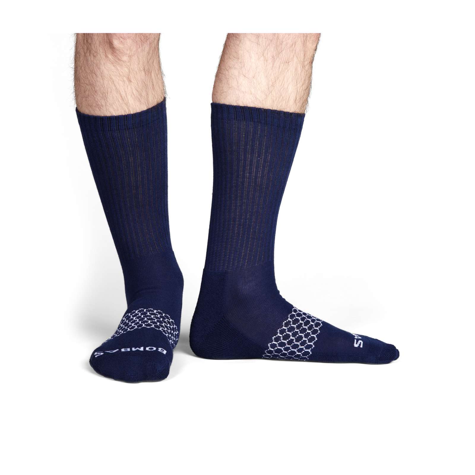 Men's Solids Calf Sock 4-Pack - navy - 18