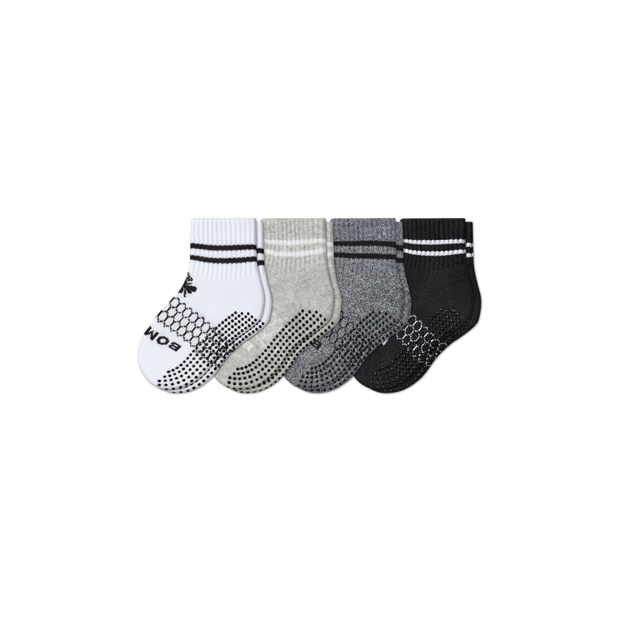 Toddler Originals Gripper Calf Sock 4-Pack - Modern Cushion
