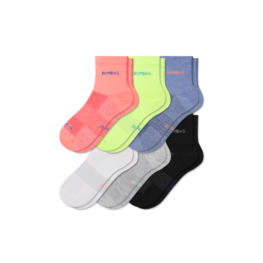 Men's UltraLite Sport Quarter Sock 6-Pack - Comfort Court Fit