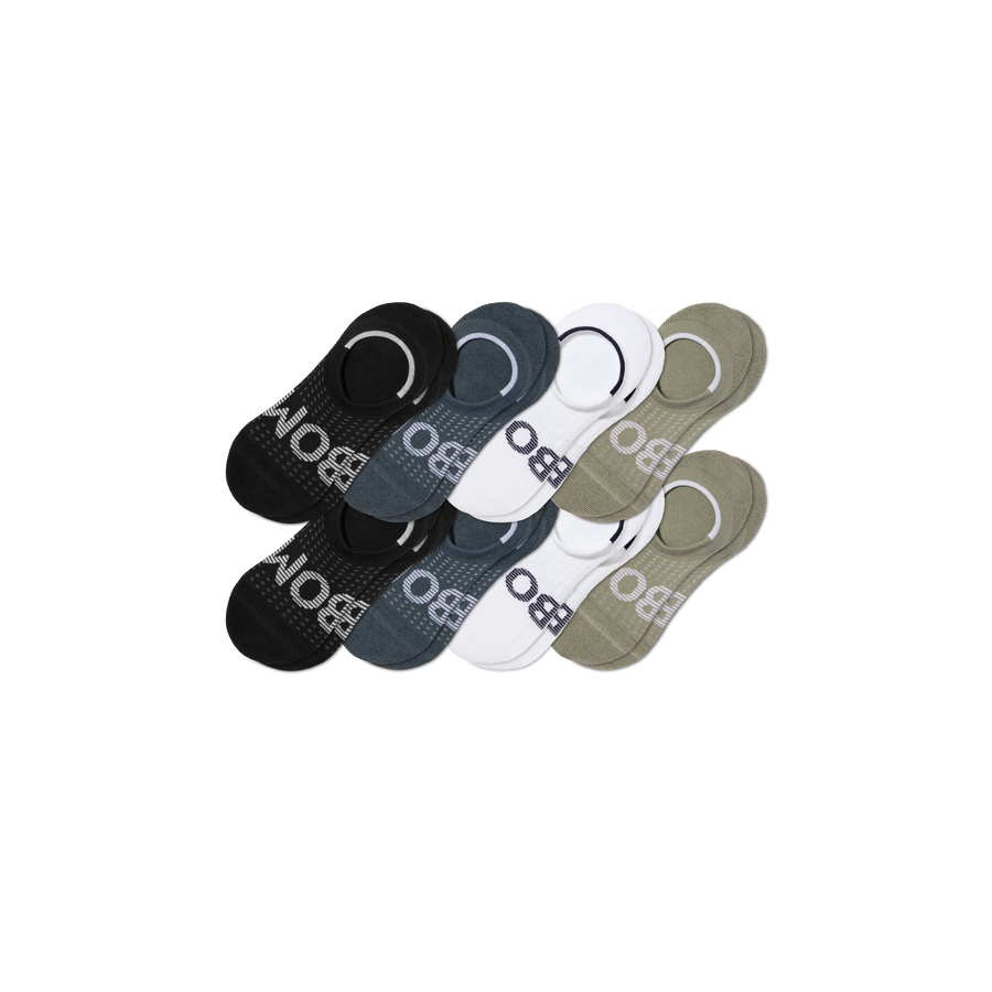 Men's All Sport Cushioned No Show Sock 8-Pack - Smooth Weekend Fit