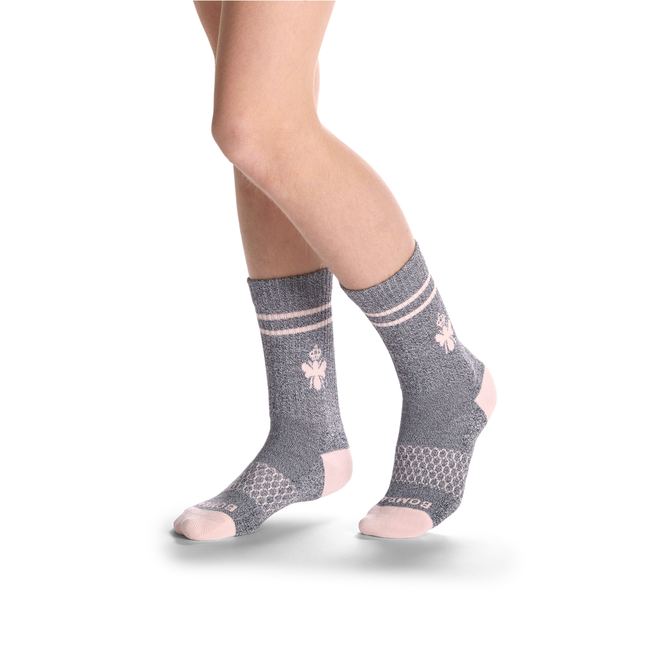 Youth Originals Calf Sock 4-Pack - pink-logwood-mix - 16