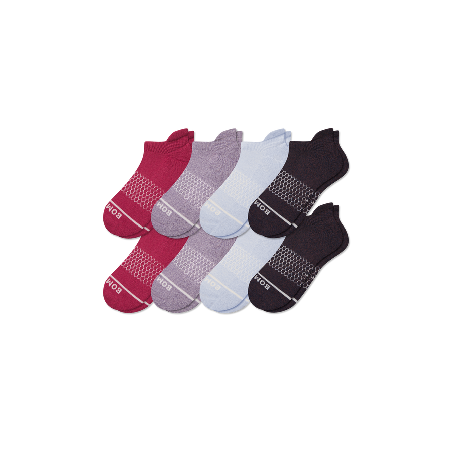 Women's Merino Wool Blend Ankle Sock 8-Pack - Classic Court Move