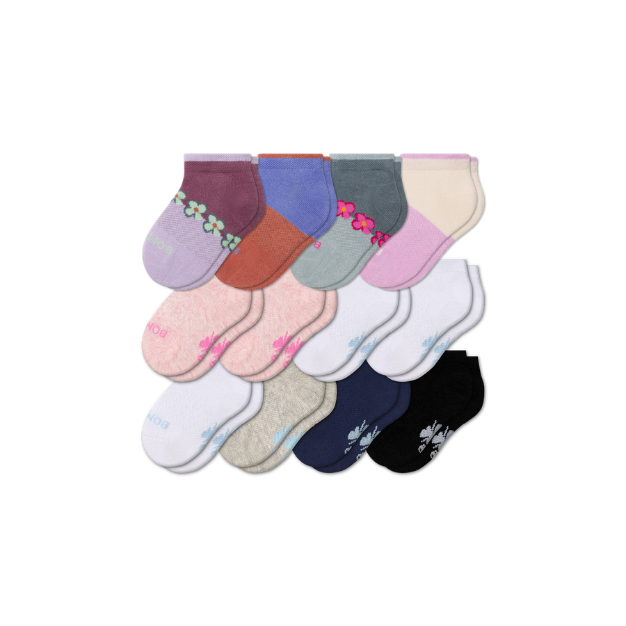Toddler Lightweight Ankle Sock 12-Pack - Weekly Rotation