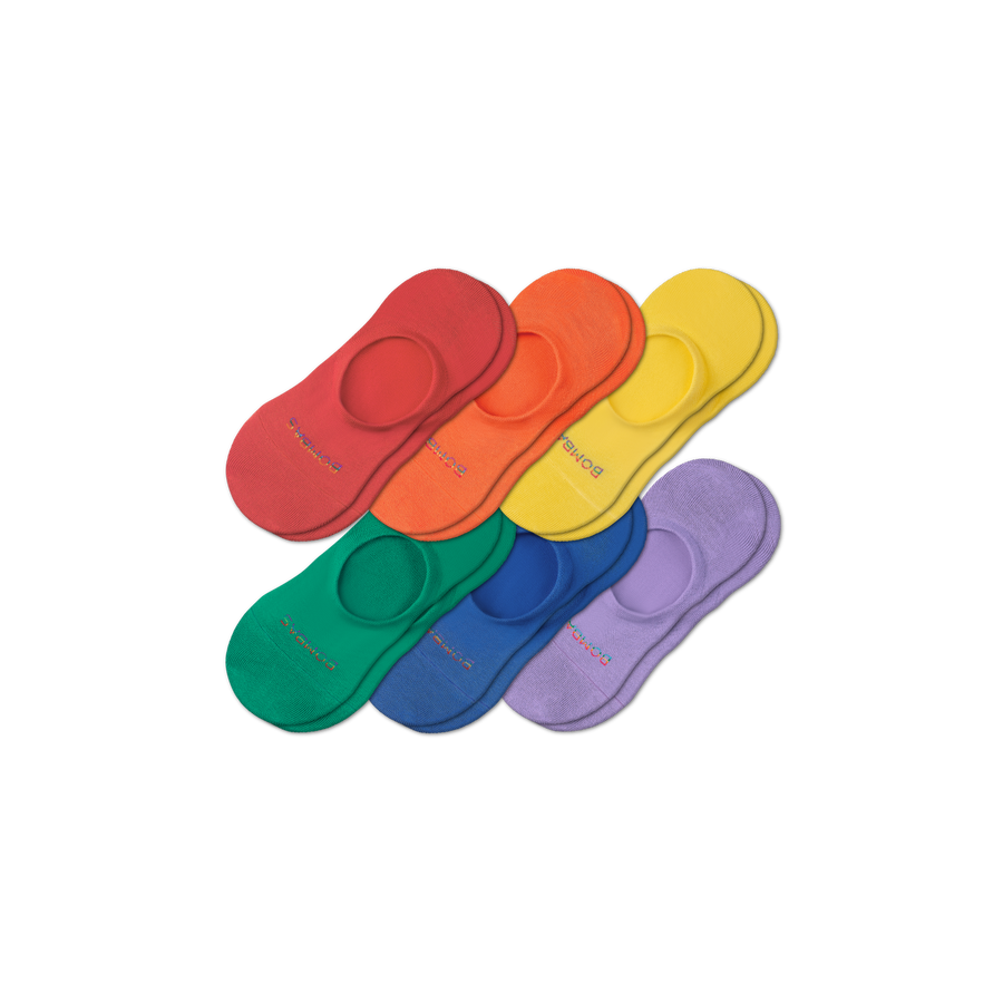 Pride Lightweight No Show Sock 6-Pack - Run Weekend Fit