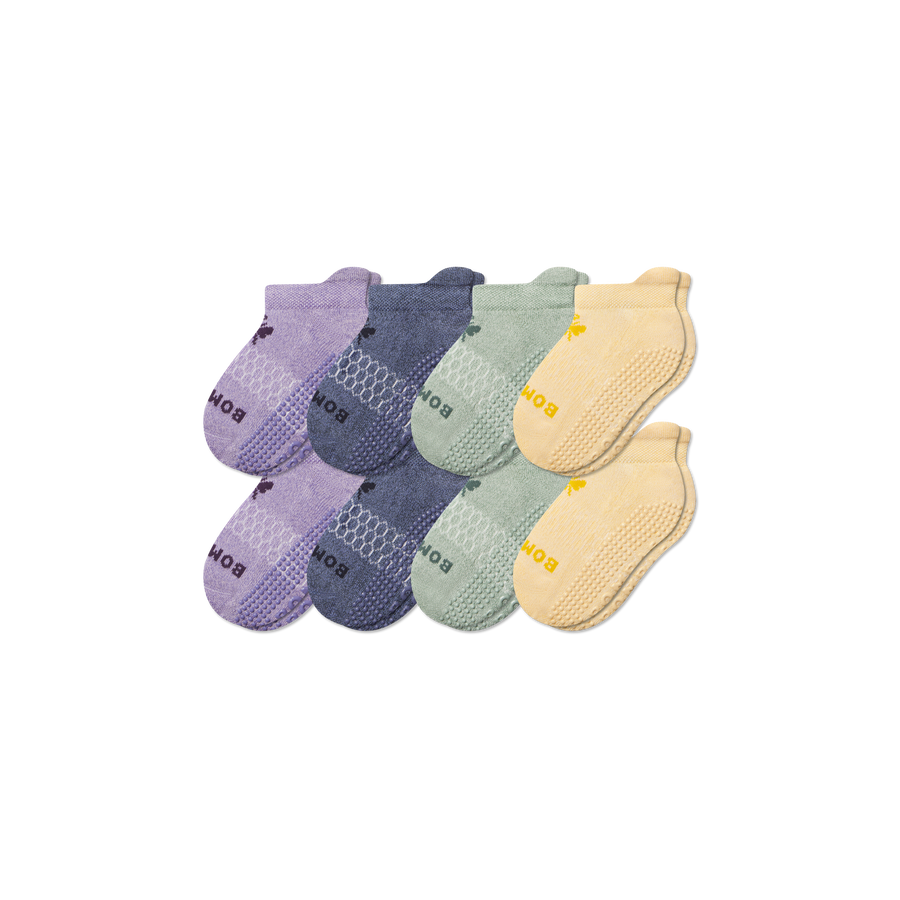 Junior Marl Gripper Ankle Sock 8-Pack - Fresh Weekend Rotation