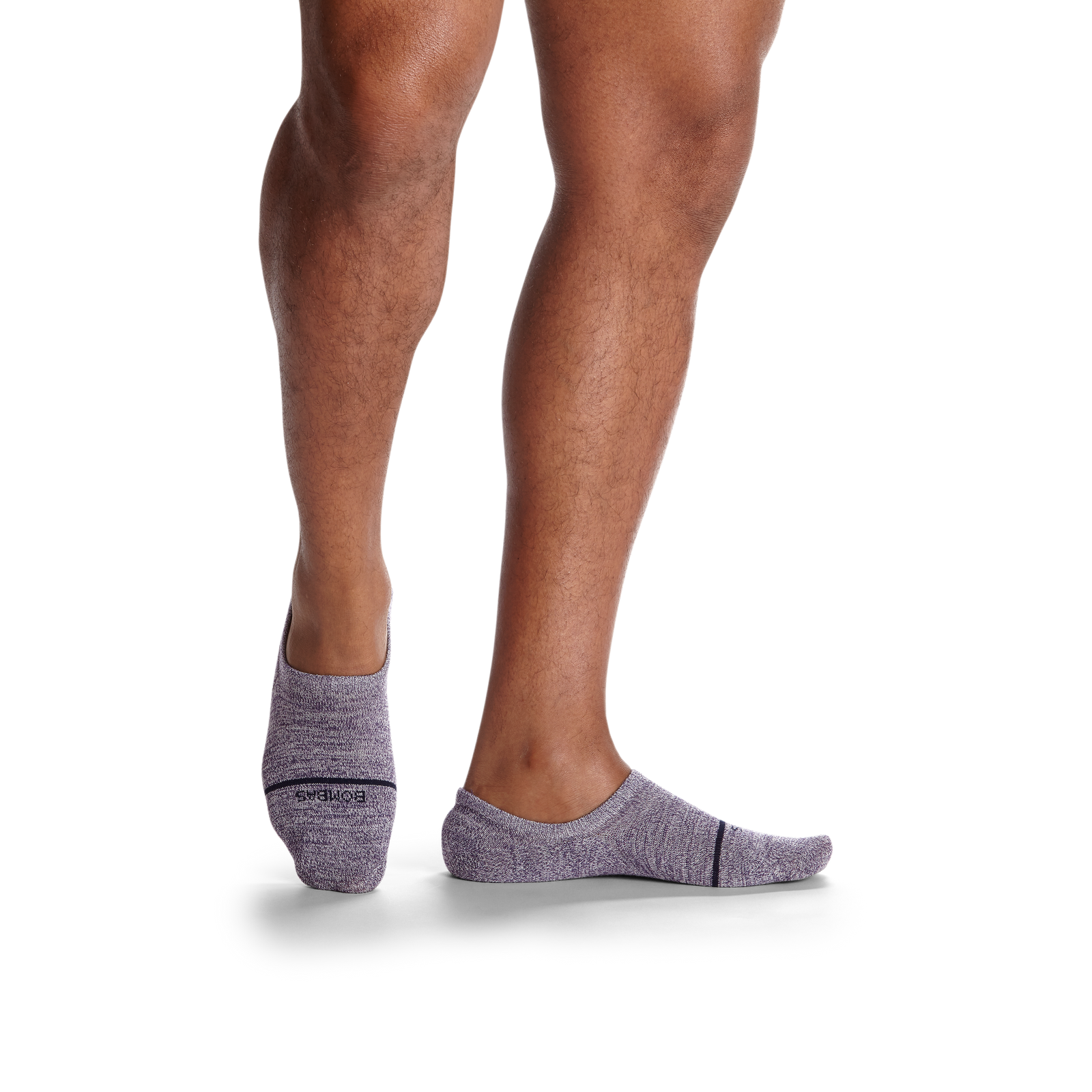 Men's Lightweight Merino Wool No Show Sock 4-Pack - sepia-fig-mix - 21