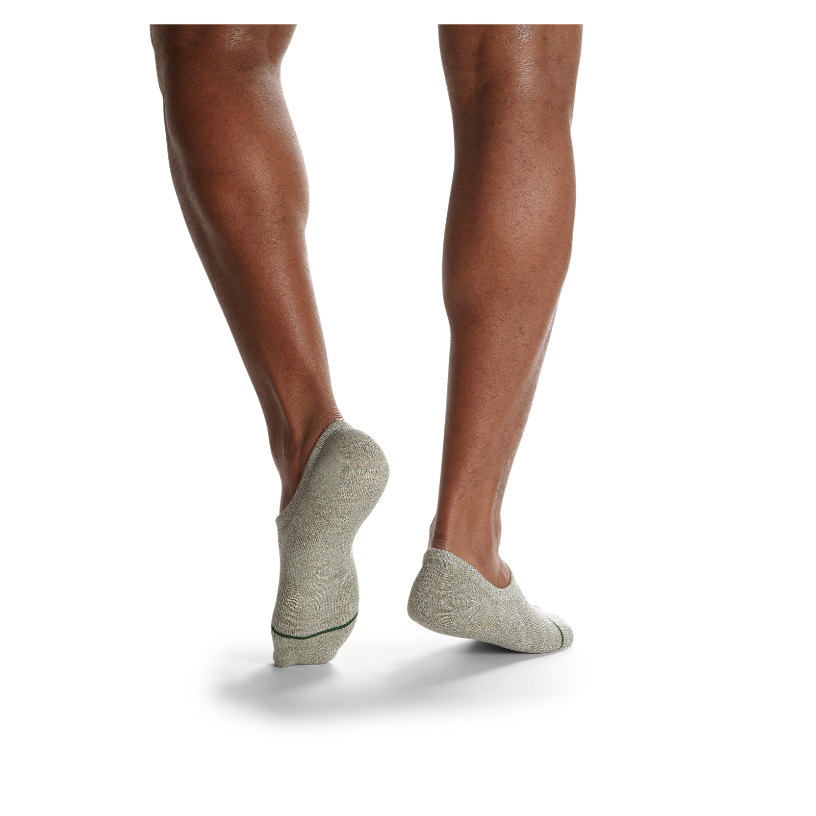 Men's Lightweight Merino Wool No Show Sock 4-Pack - sepia-fig-mix - 23