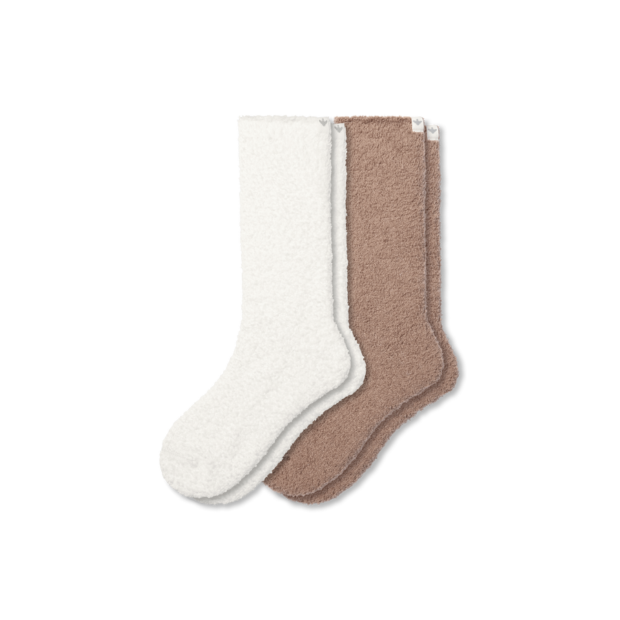 Women's Fuzzy Sock 2-Pack - Cozy Crew Cushion