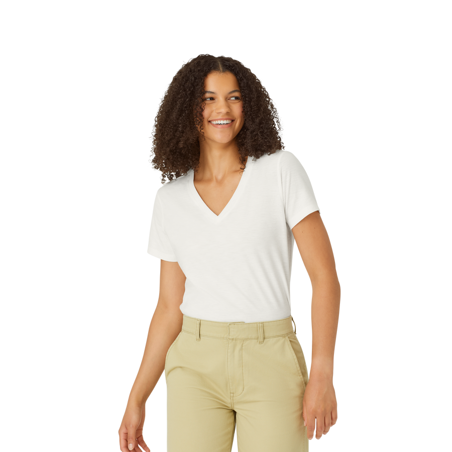 Women's Air Slub V-Neck T-Shirt - Light Base Style