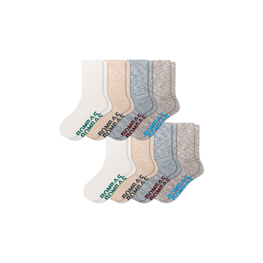 Women's Summer Ragg Half Calf Sock 8-Pack - Weekend Lounge Fit