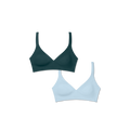 Teal Pine x Glacier Blue