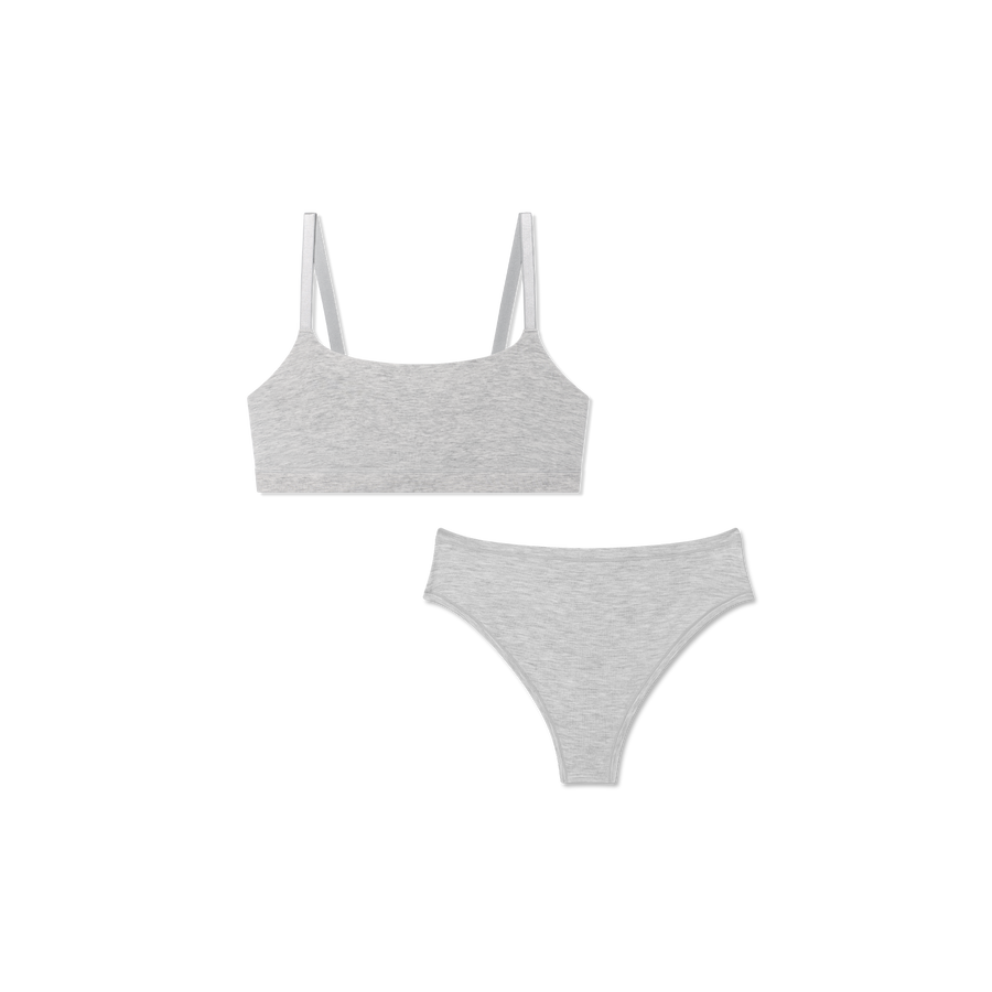 Women’s Super Soft Scoop Bralette + Thong Pack - Gift Ready
