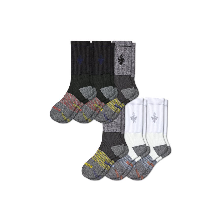 Men's Performance Targeted Compression Calf Sock 6-Pack - Steady Recovery Relief